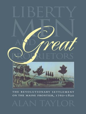 cover image of Liberty Men and Great Proprietors